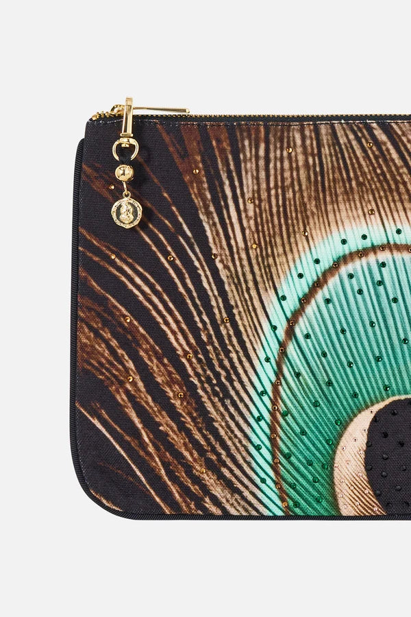 Camilla A Wink to the Wild Small Canvas Clutch