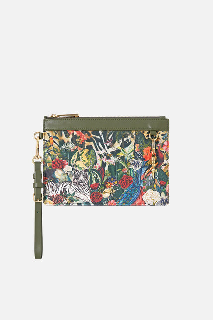 Camilla Leotigra Land Clutch with Wristlet