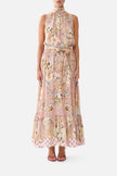 Camilla Chamber of Blooms Necktie Dress with Elasticated Waist