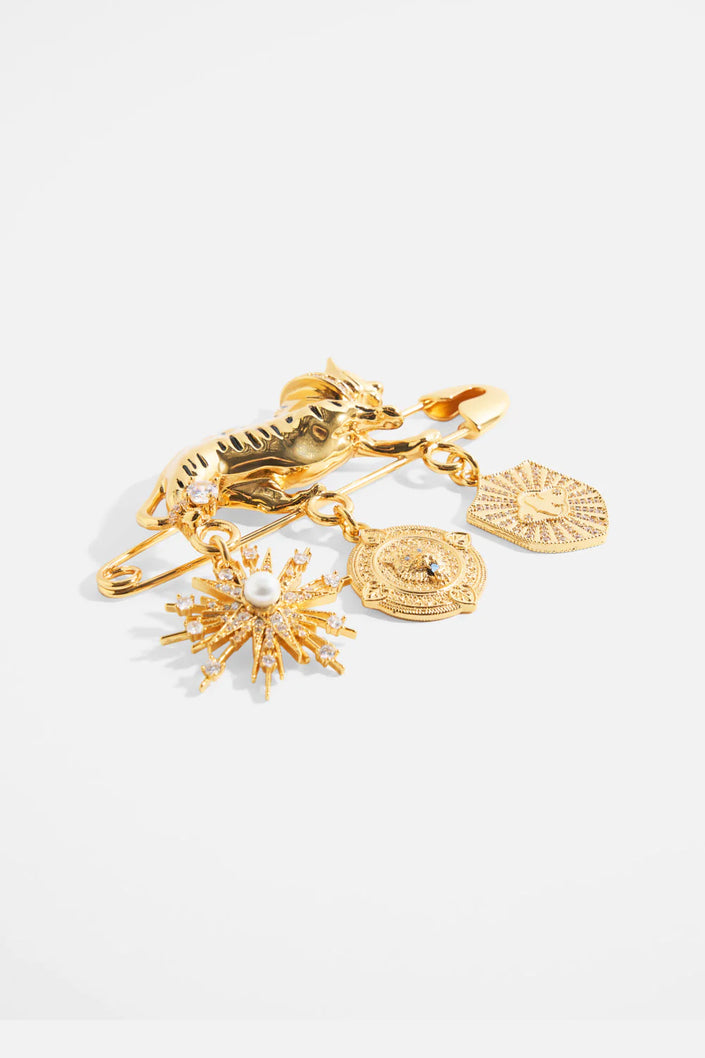 Camilla Gold Palais Aetheria Pendant Brooch