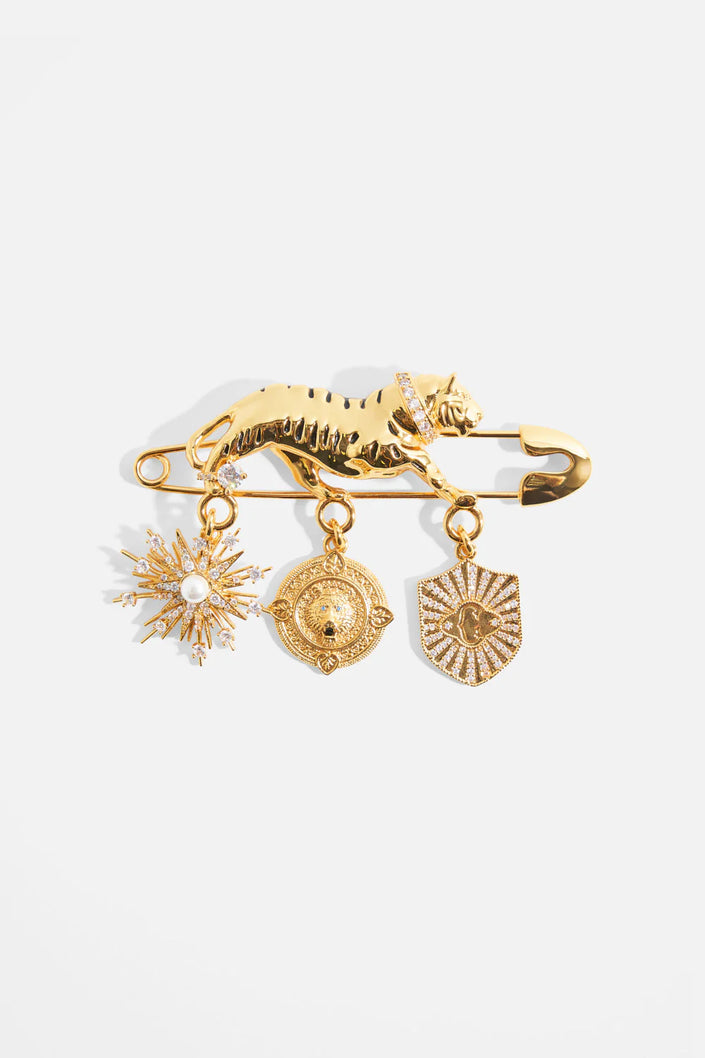 Camilla Gold Palais Aetheria Pendant Brooch