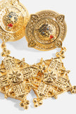 Camilla Gold Imperial Idol Pendant Earrings