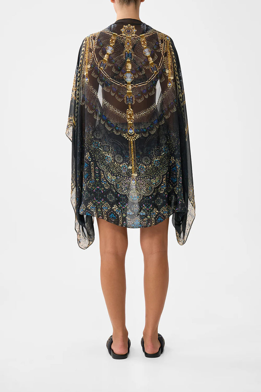 Camilla Song of Solstice Silk Chiffon Shrug