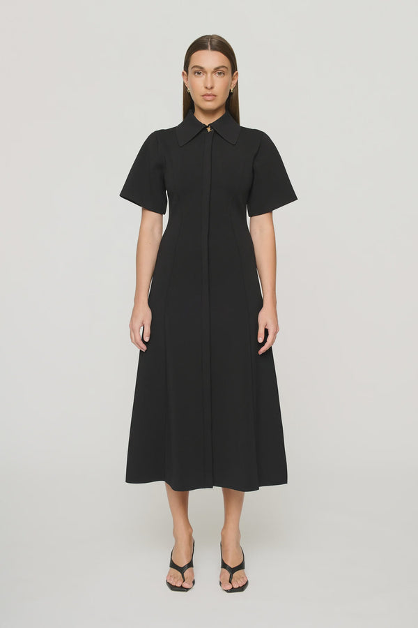 CLEA Dimitri Knit Dress - Black