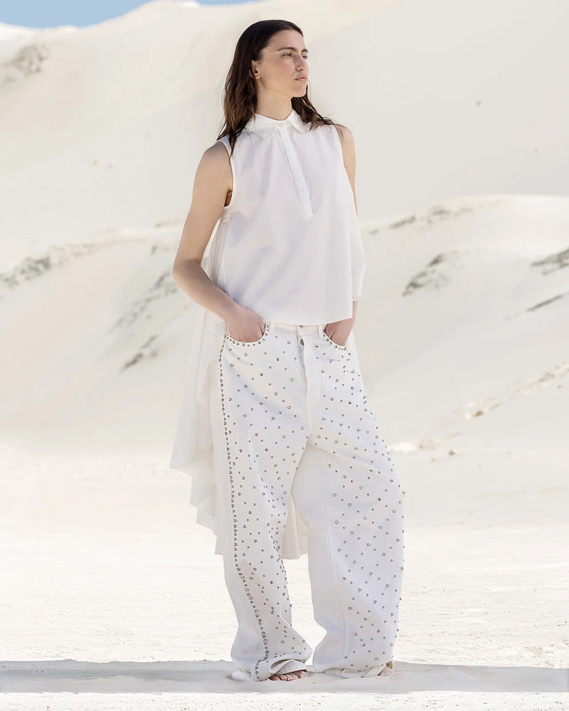 Mes Demoiselles Coqui Shirt - White