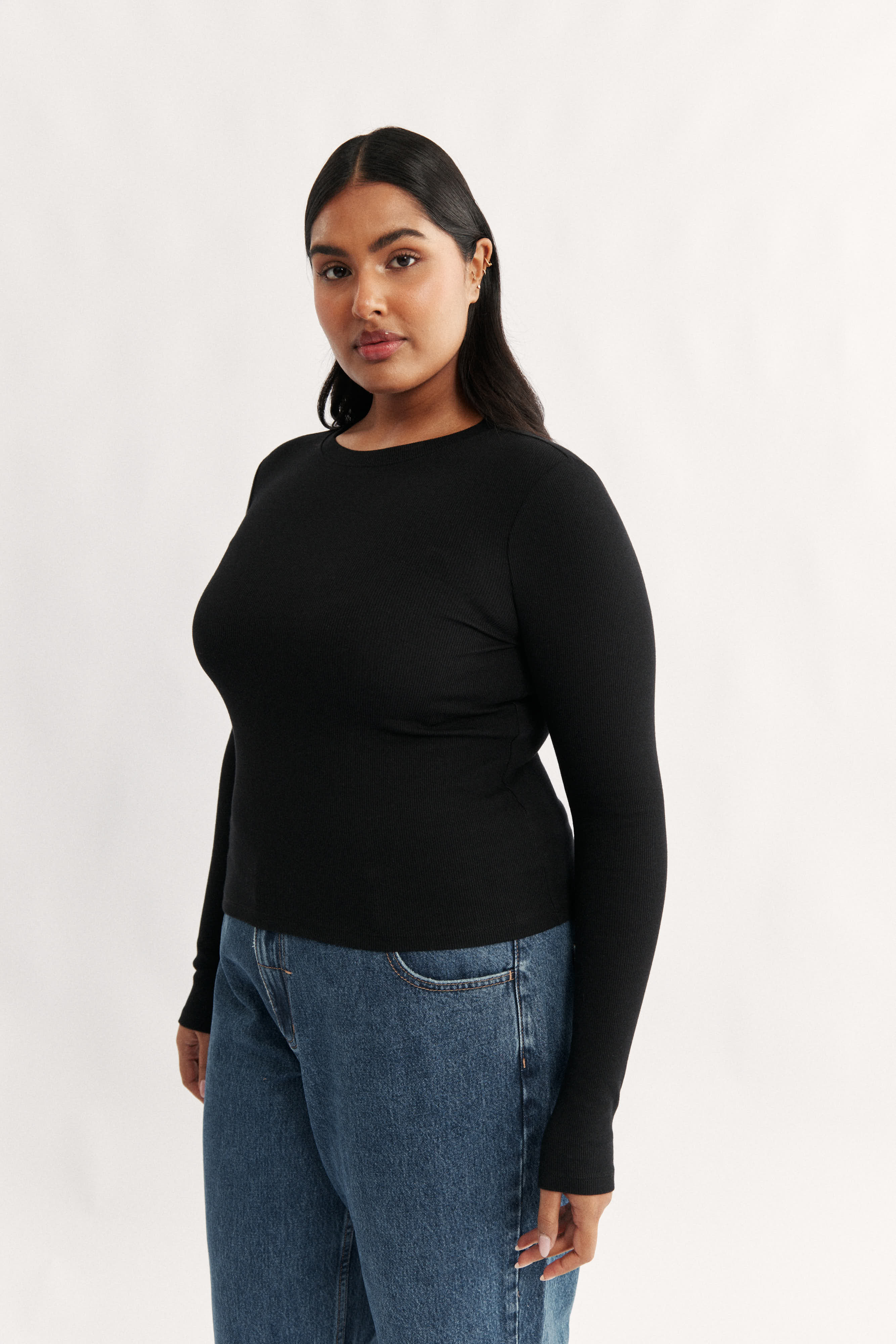 Primi Carina Classic Long Sleeve  - Black