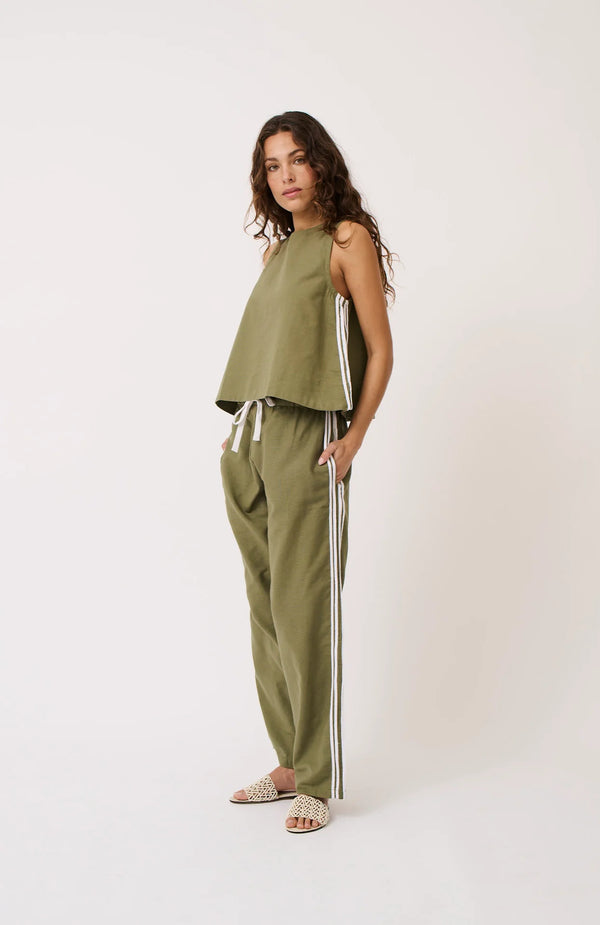 cartel & willow Nora Tank - Palm