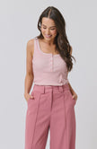 cartel & willow Calista Tank - Rose Stipe