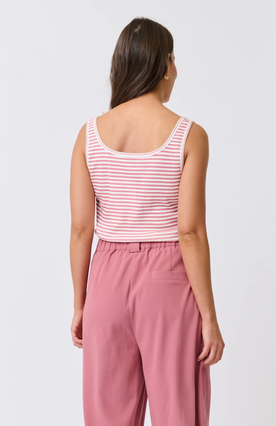 cartel & willow Calista Tank - Rose Stipe