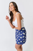 cartel & willow Zyla Mini Skirt - Navy Spot