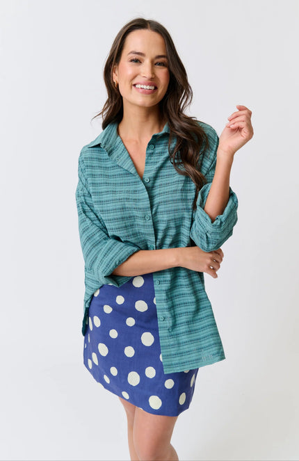 cartel & willow Maya Shirt - Jade