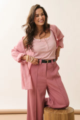 cartel & willow Calista Tank - Rose Stipe