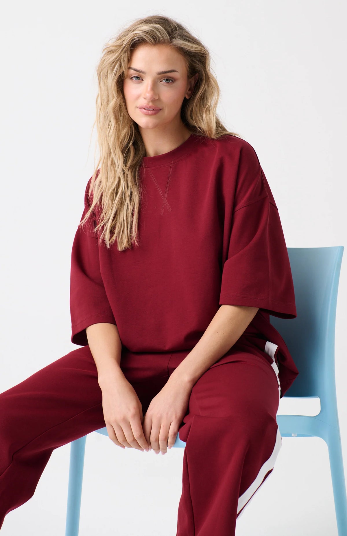 cartel & willow Sage Tee - Raspberry