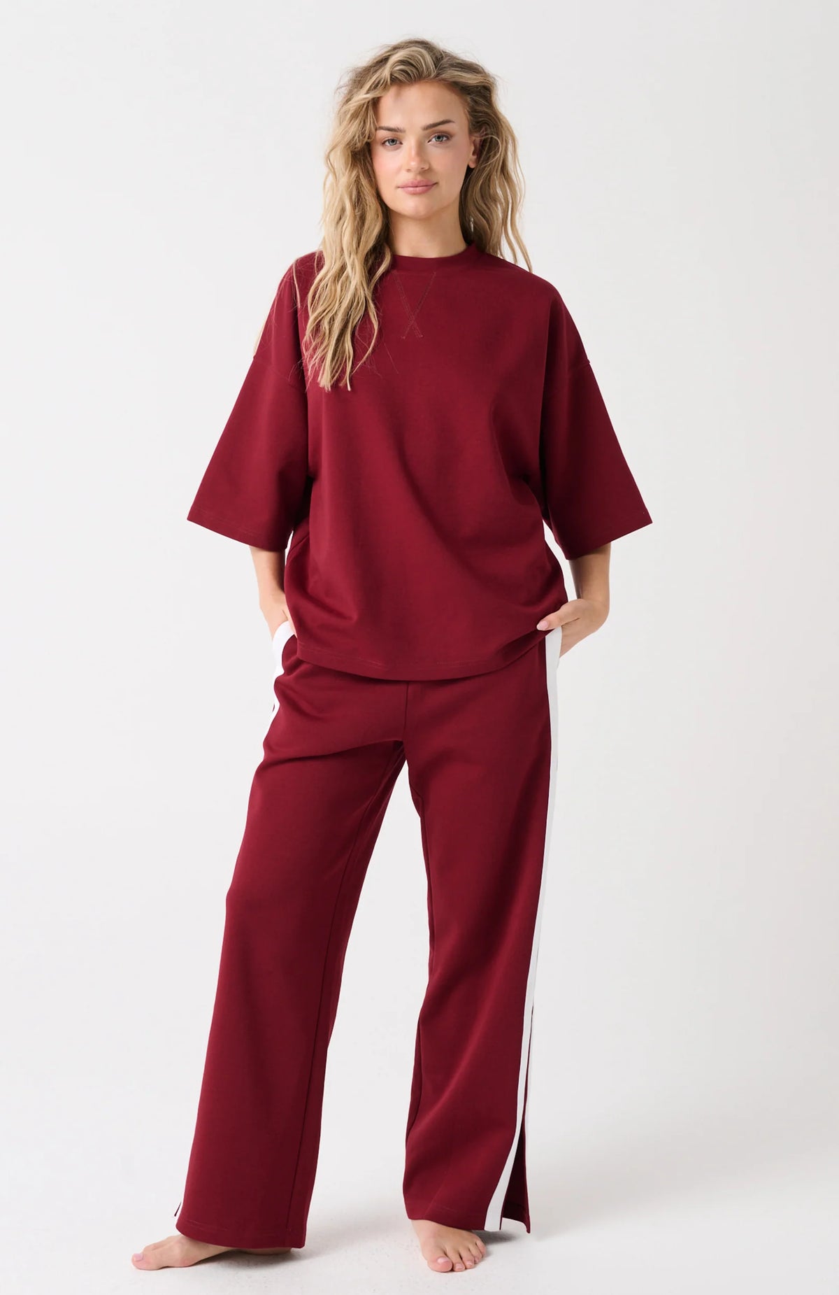 cartel & willow Sage Tee - Raspberry