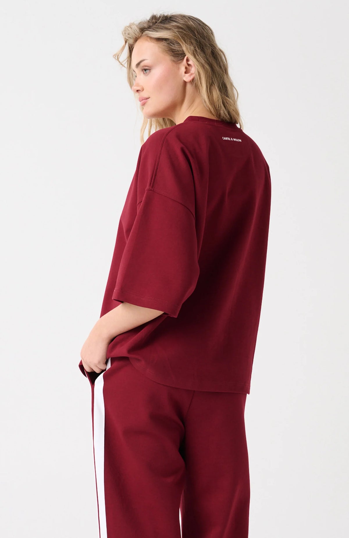 cartel & willow Sage Tee - Raspberry