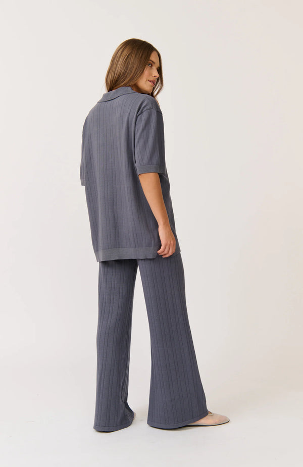 cartel & willow Molly Knit Pant - Slate
