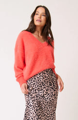 cartel & willow Emmie Knit Sweater - Mandarin