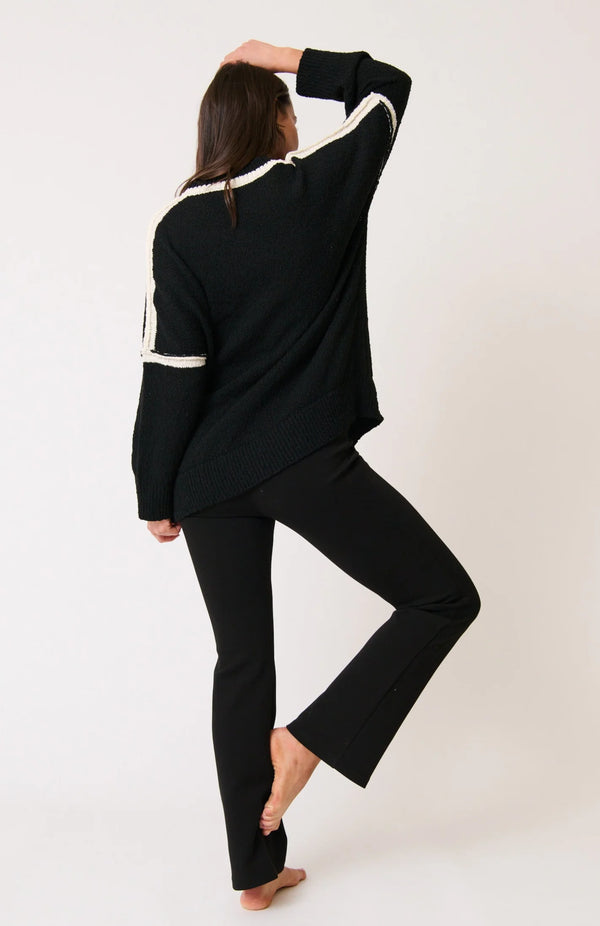 cartel & willow Maeve Knit Sweater Black