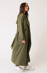 cartel & willow Sylvie Trench - Khaki