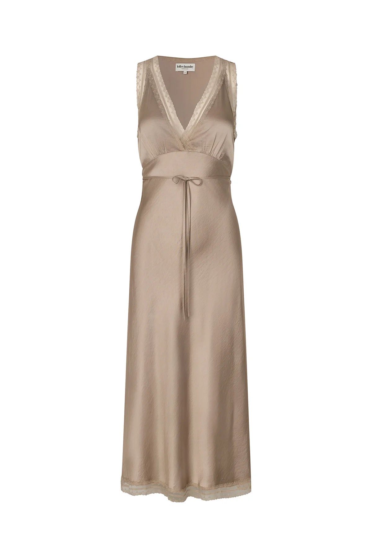 Lollys Laundry Clari Midi Dress - Beige