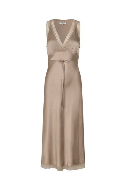 Lollys Laundry Clari Midi Dress - Beige