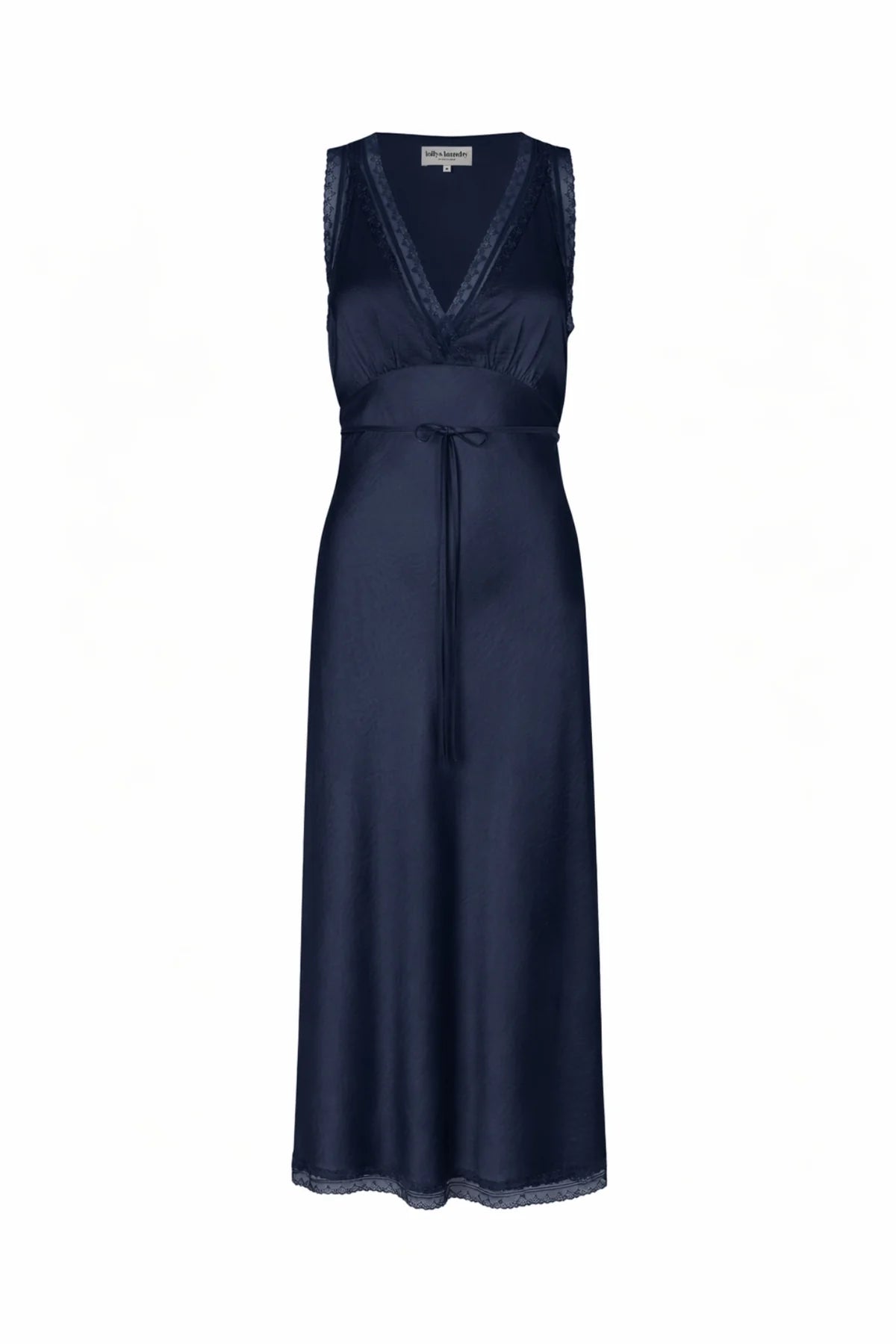 Lollys Laundry Clari Midi Dress - Navy