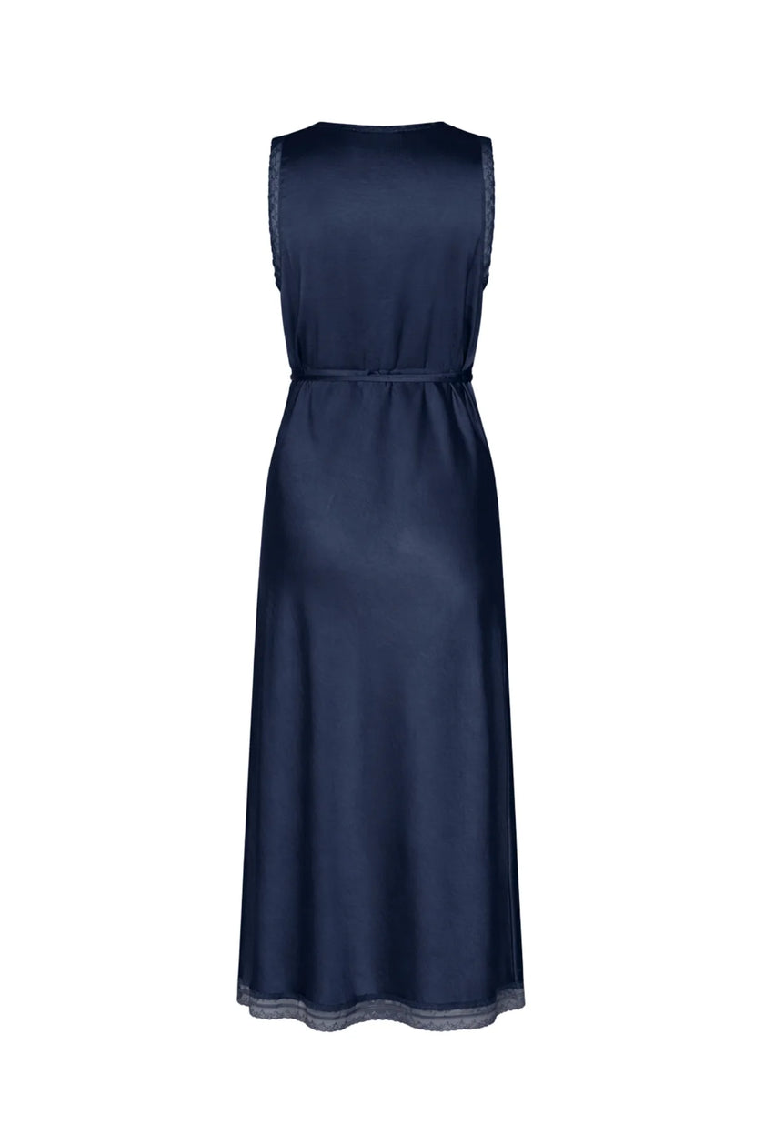Lollys Laundry Clari Midi Dress - Navy