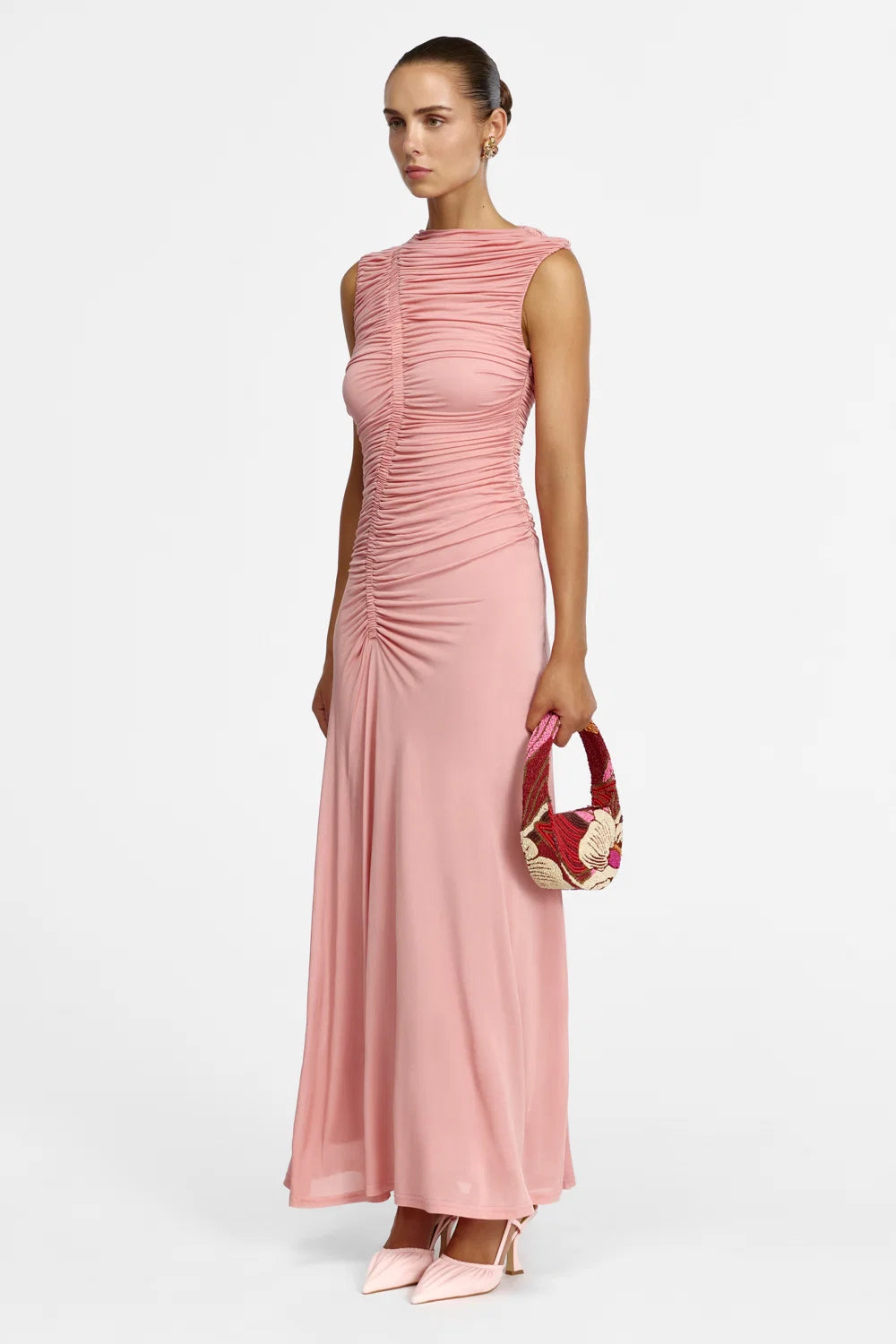 Acler Gillan Maxi Dress - Rose Petal