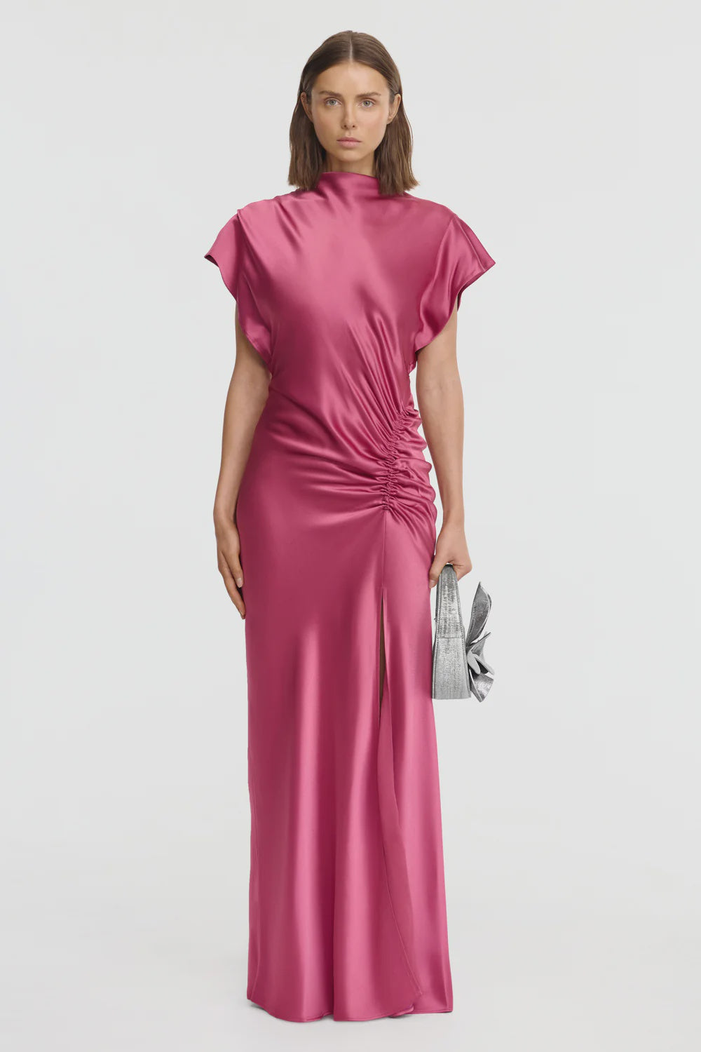 Acler Beckfork Maxi Dress - Orchid Pink