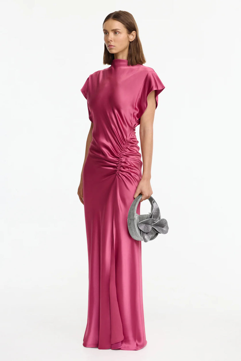 Acler Beckfork Maxi Dress - Orchid Pink