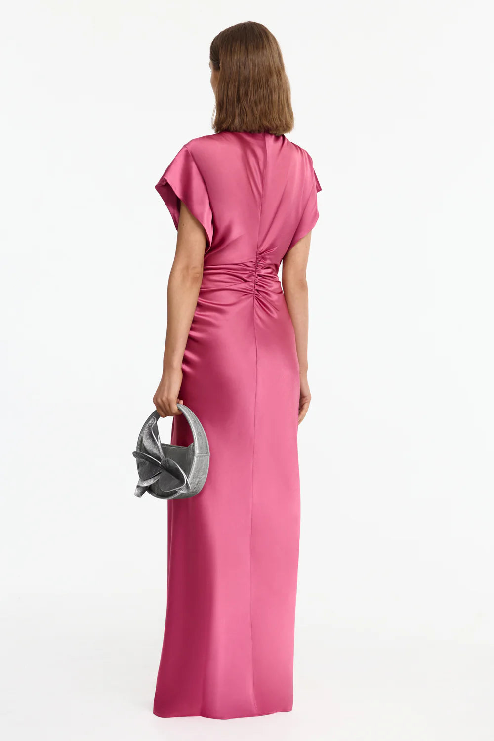 Acler Beckfork Maxi Dress - Orchid Pink