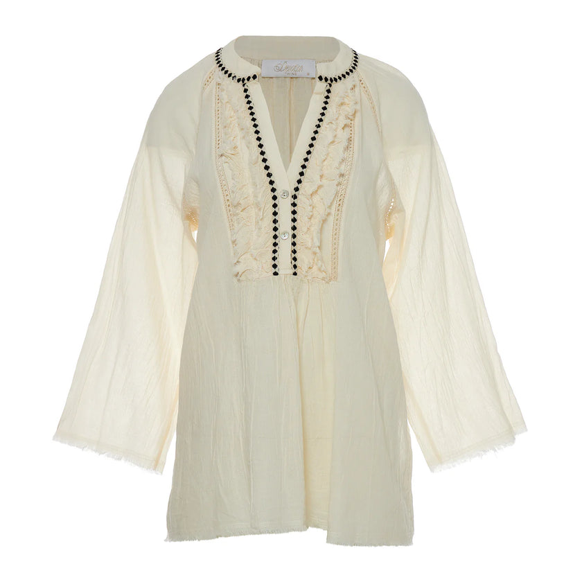 Devotion Twins Apology Blouse - Off White