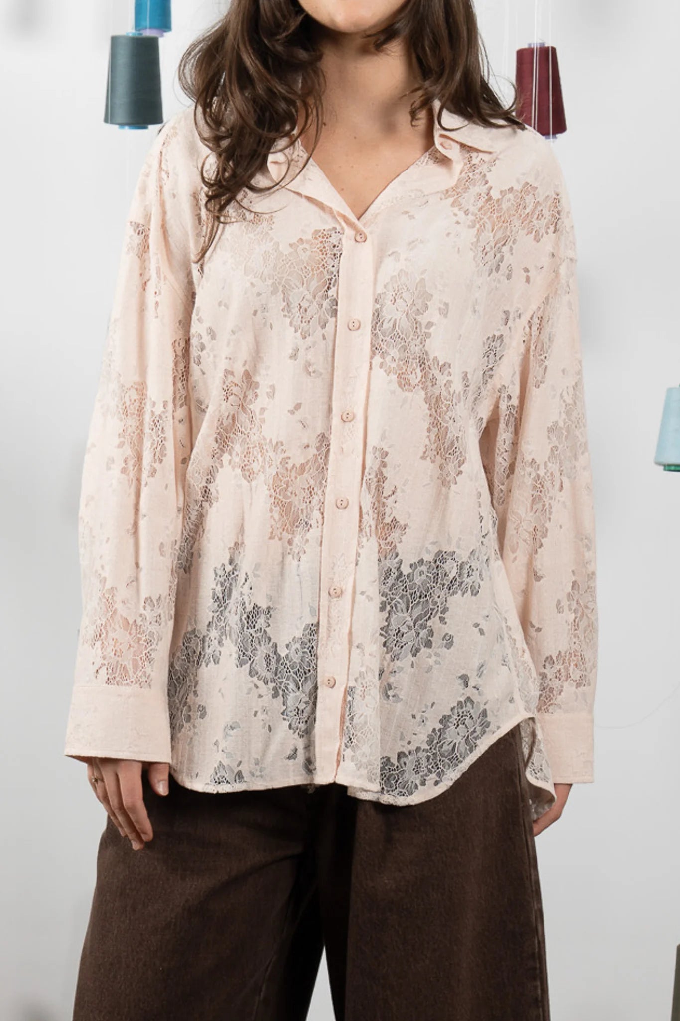 M.A. Dainty Jarrah Shirt - Pink Salt