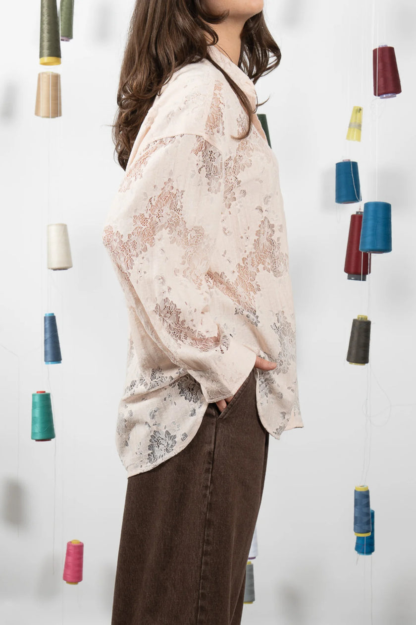 M.A. Dainty Jarrah Shirt - Pink Salt