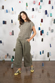M.A. Dainty Thistle Vest - Oregano