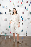 M.A. Dainty Trucker Jean - Linen/Linen