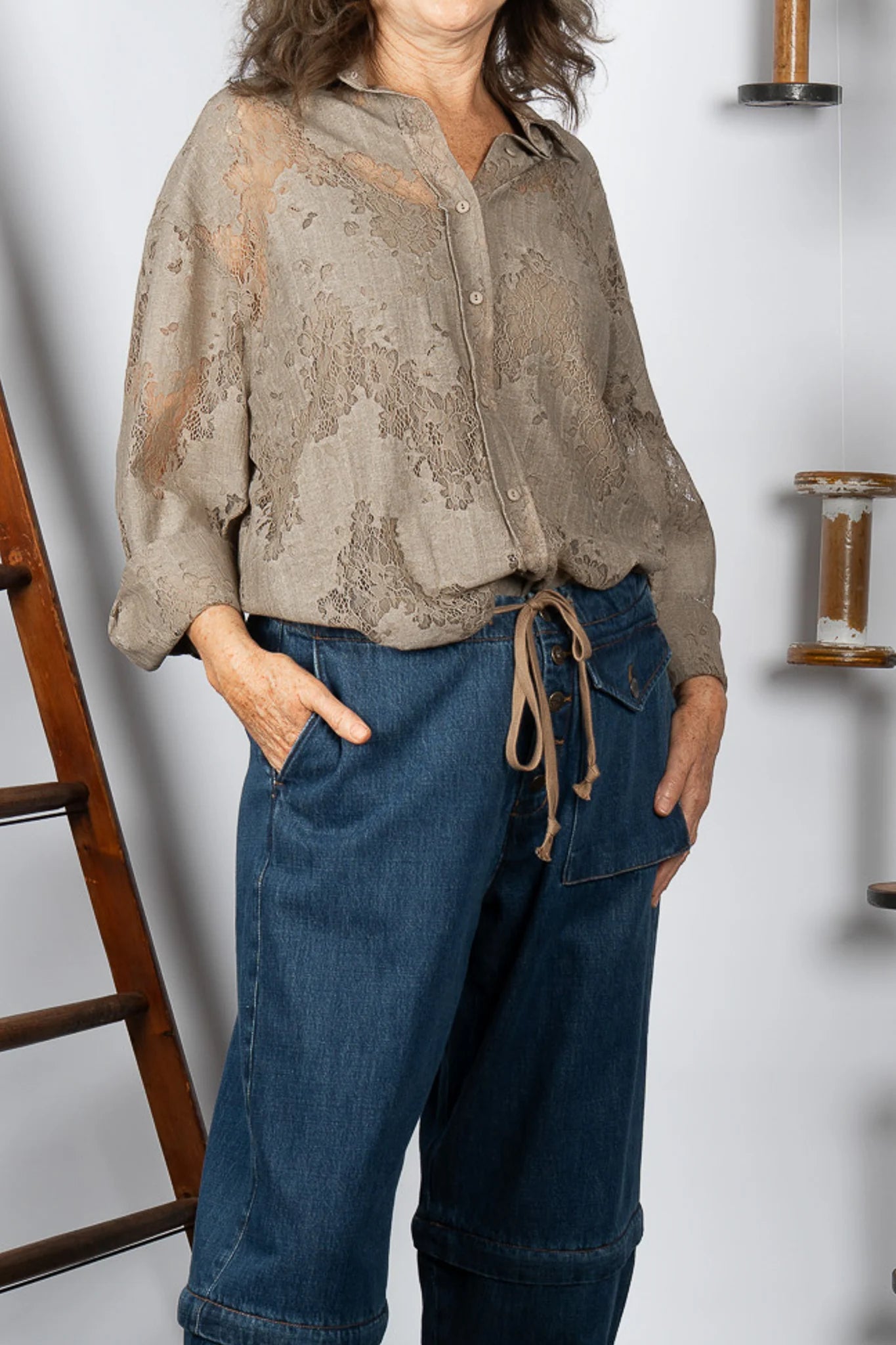 M.A. Dainty Jarrah Shirt - Tan