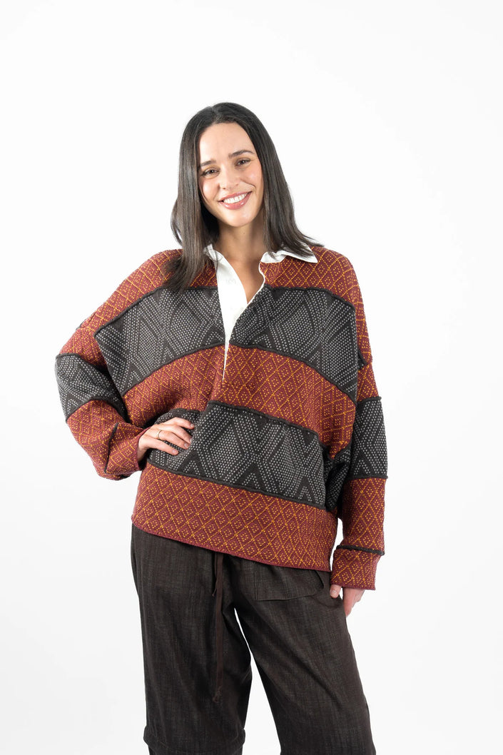 M.A. Dainty Flank Top - Rusty Rugby