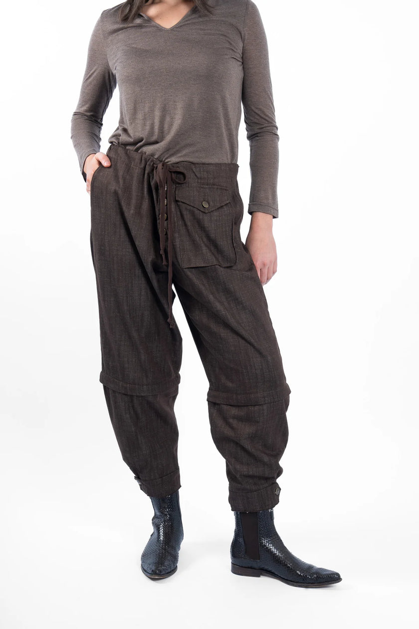 M.A. Dainty Trucker Jean - Chocolate