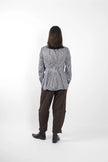 M.A. Dainty Keyes Shirt - Blue/Brown Stripe
