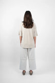 M.A. Dainty Peony Tee - Hessian