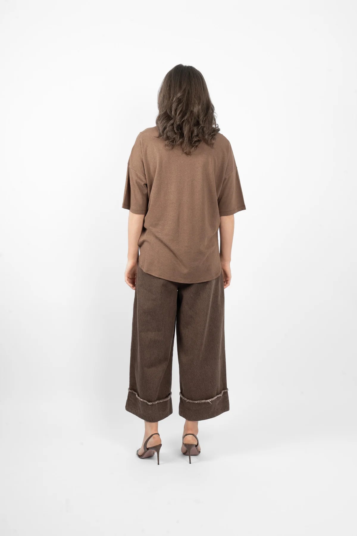 M.A. Dainty Peony Tee - Milk Choc