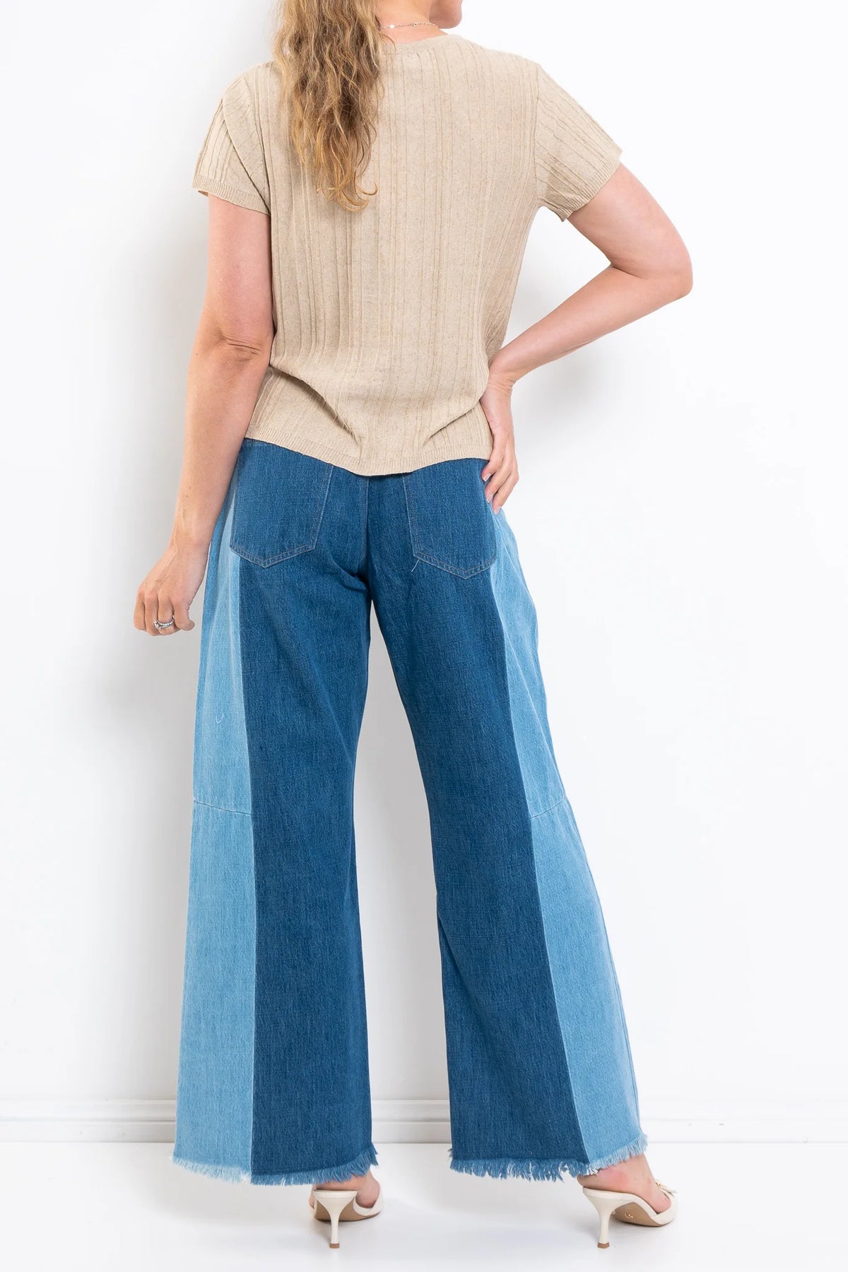 M.A. Dainty Baby Knit Tee - Hessian