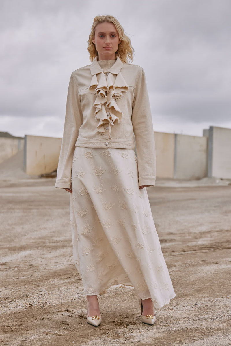 M.A. Dainty Daisy Skirt - Cream