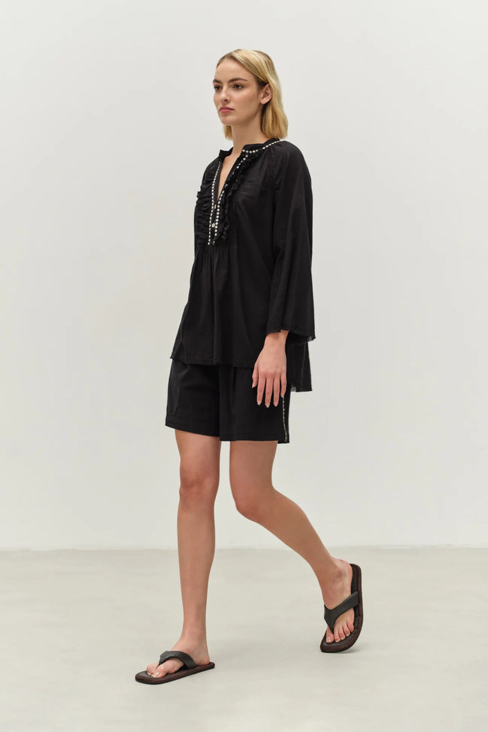 Devotion Twins Apology Blouse - Black