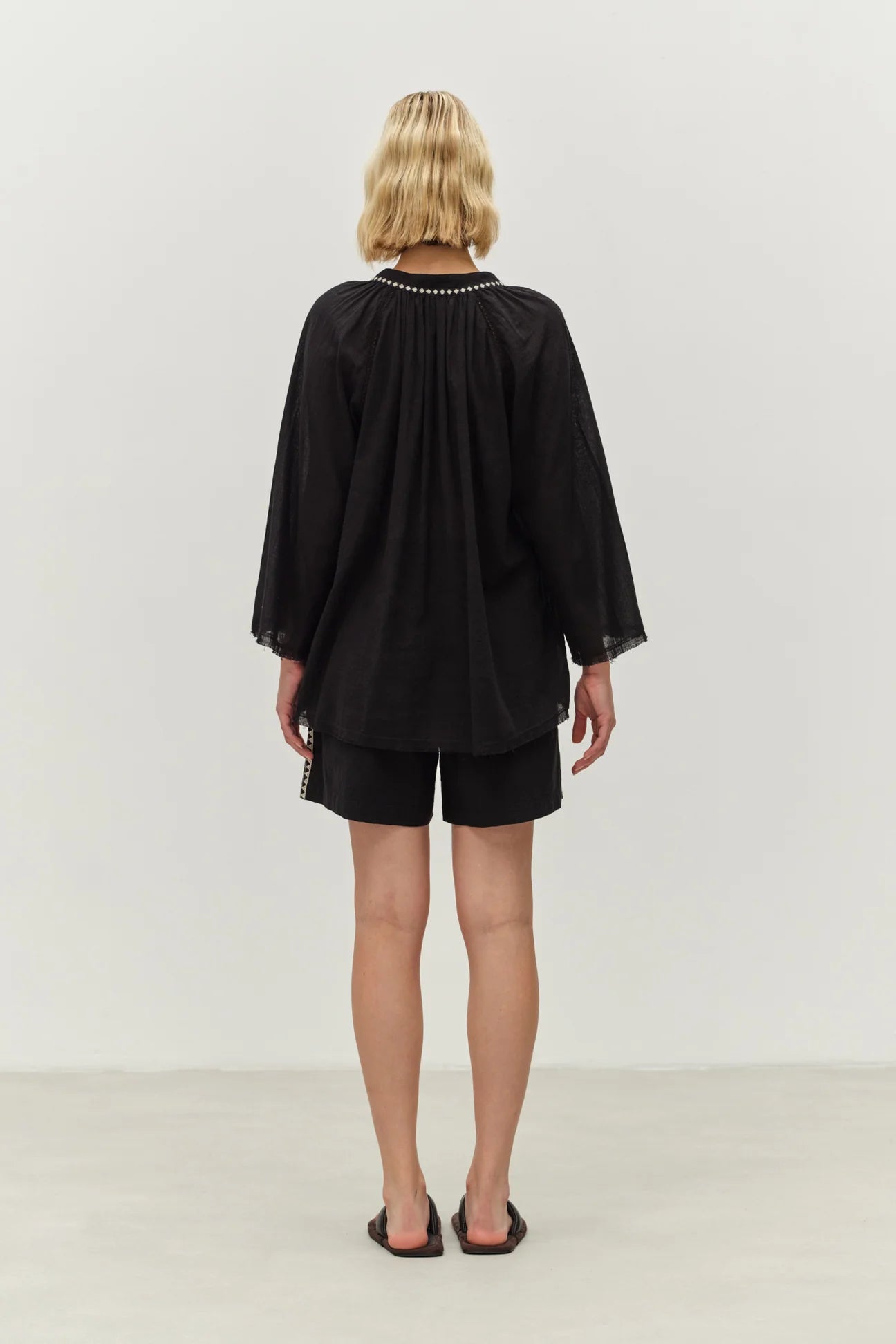 Devotion Twins Apology Blouse - Black