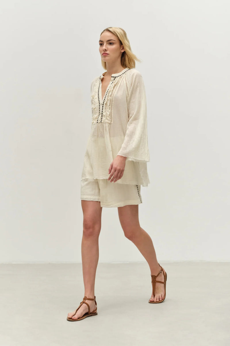 Devotion Twins Apology Blouse - Off White