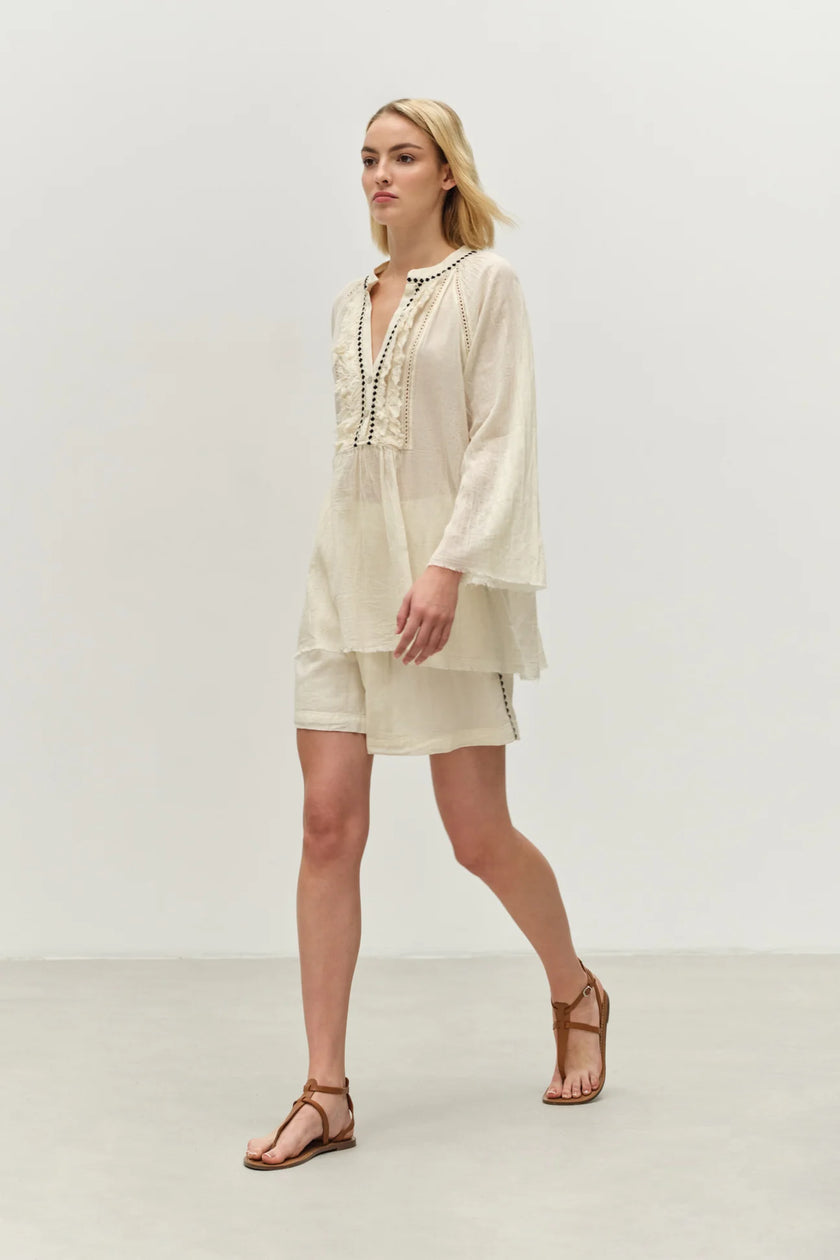 Devotion Twins Apology Blouse - Off White