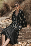 RALF Studios Shelly Top - Black Lillies