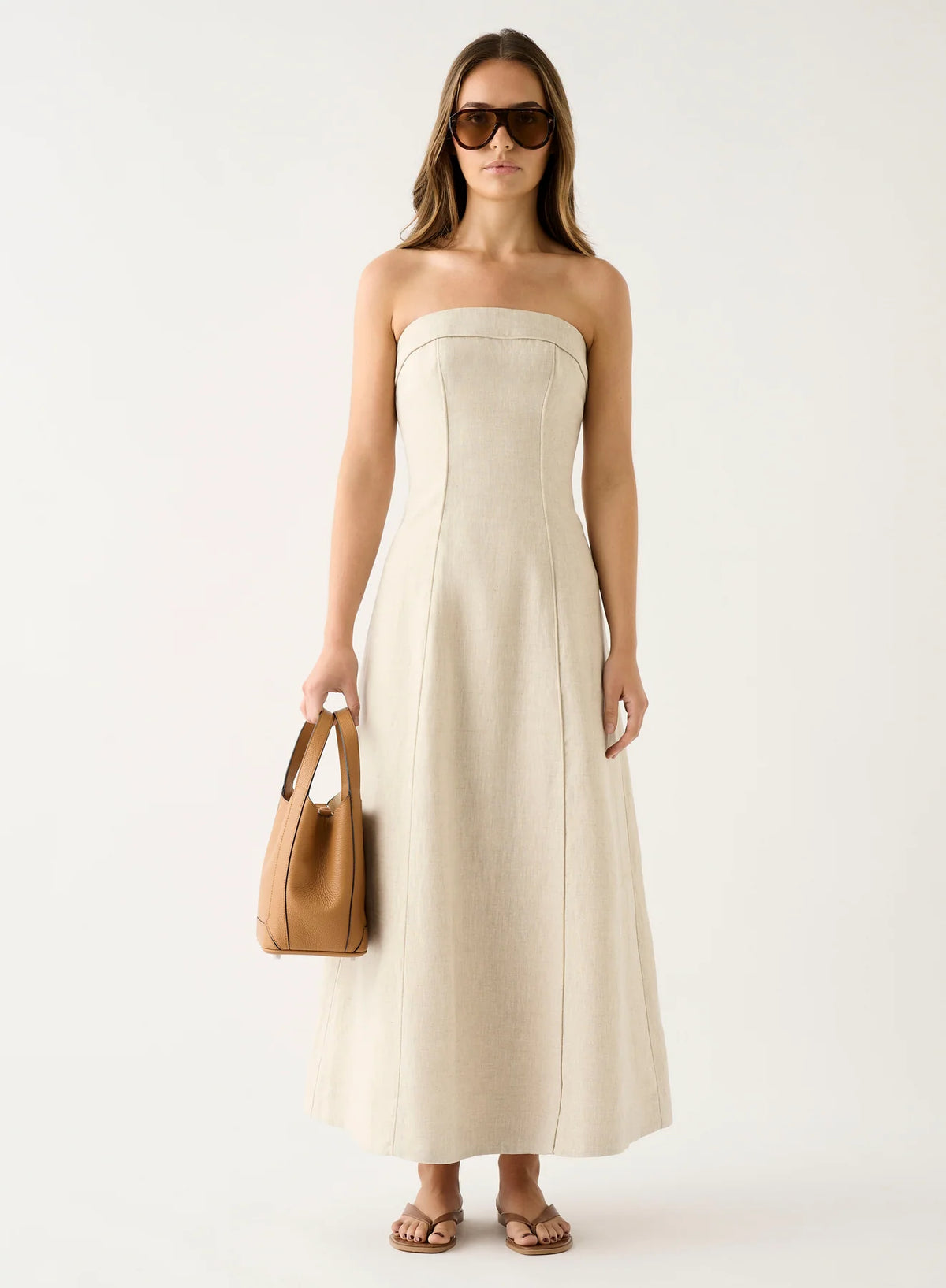 ESMAEE Olivia Maxi Dress - Natural
